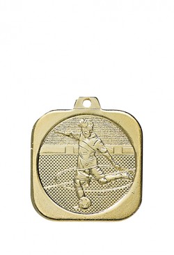 Médaille 35 x 35 mm Football  - DK07