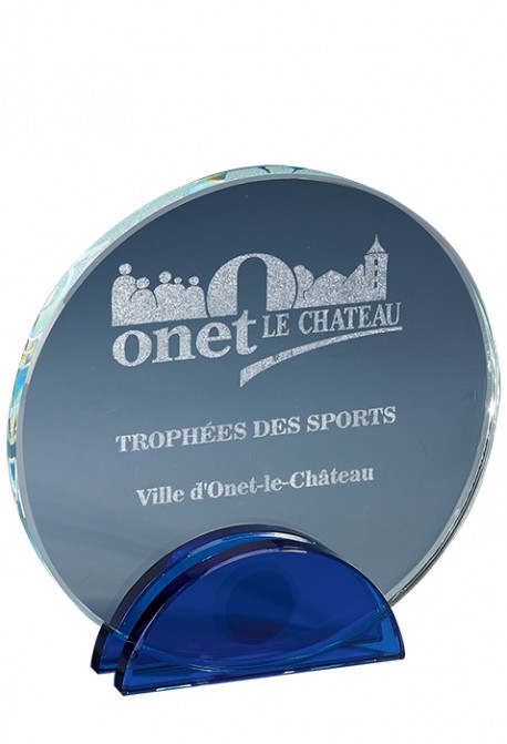 Trophée Verre Personnalisé 168-11-CLI