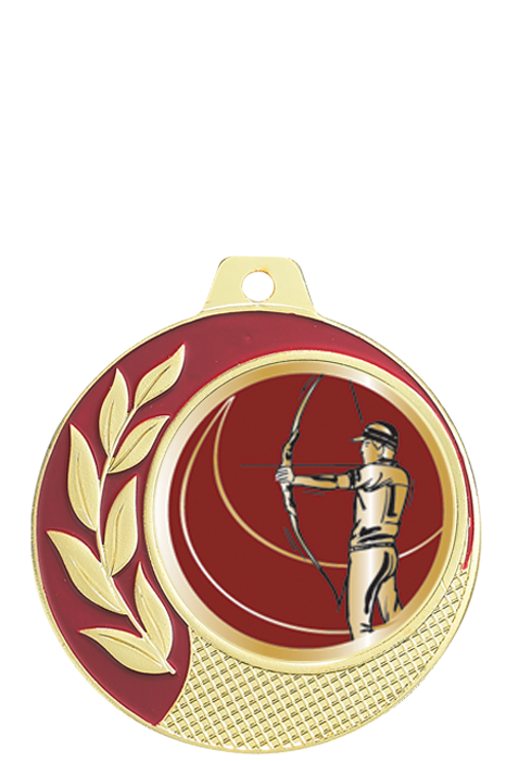 Médaille Ø 70 mm Tir à l'arc  - CZ02