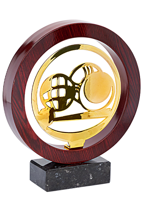 Trophée Bois Métal Cyclisme JX06